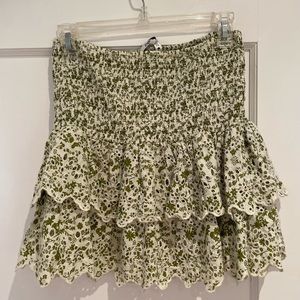 Zara mini ruffle skirt. Size small.